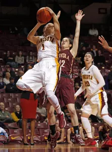 Rachel Banham had 32 points in the loss at Iowa.