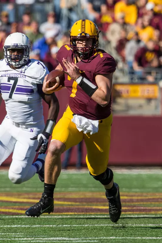 Mitch Leidner rushed for two touchdowns.