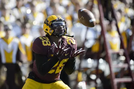 Jalen Myrick was named Big Ten Special Teams Player of the Week.