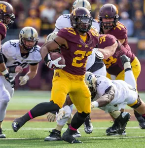 David Cobb rushed for 194 yards.