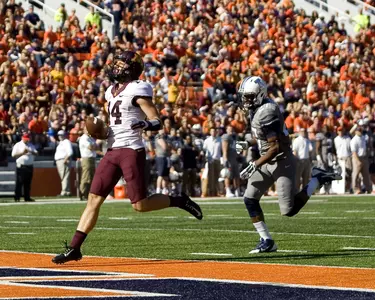 Isaac Fruechte scored on a 52-yard pass play