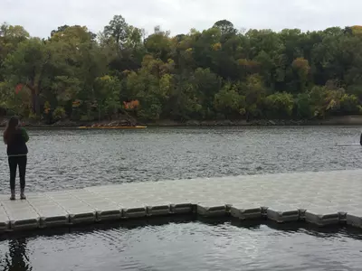 The Gophers finished first in the collegiate women's 8+ event Sunday at the Head of the Mississippi.