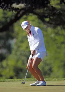 Celia Kuenster leads the Gophers through 36 holes.