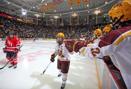 Kyle Rau leads Minnesota against UMD with nine points in seven career games.