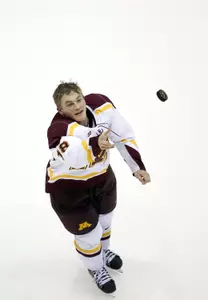 Leon Bristedt scored his first college goal last weekend against Notre Dame.