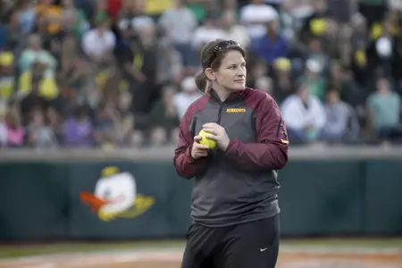 Head coach Jessica Allister is in her fifth year at Minnesota.