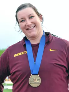 Lyndsey Thorpe finished third in the Big Ten hammer throw in 2014.