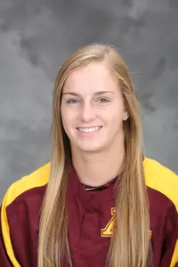 Senior Erica Meyer is softball's first recipient of the monthly award.