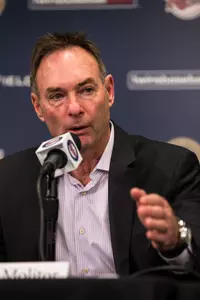 Molitor spoke to the media at Target Field on Tuesday. (Photo: Brace Hemmelgarn/Minnesota Twins)