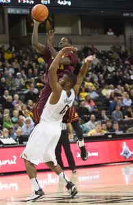 Carlos Morris had eight steals, one shy of the school record, at Wake Forest on Tuesday.