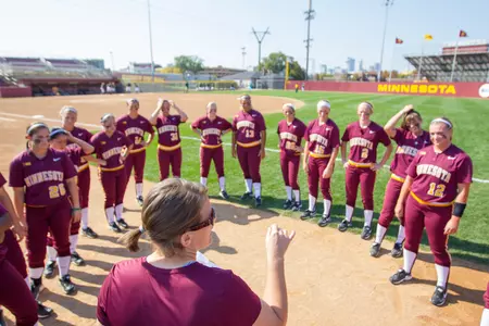Head coach Jessica Allister enters her fifth season with the Gopher Softball program.