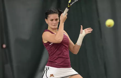 Julia Courter won in both singles and doubles Saturday.