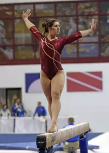 Hanna Nordquist was the lone event winner for the Gophers, posting a 9.875 on the beam.