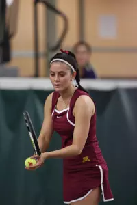 Julia Courter is unbeaten in singles.