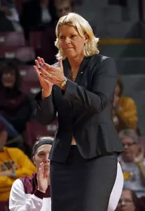 Pam Borton picked up career-win No. 300 Saturday afternoon at Northwestern.