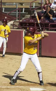 Sydney Fabian hit her first-career home run Saturday.