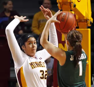 Amanda Zahui B. was named the Big Ten Freshman of the Week for the sixth time on Monday.