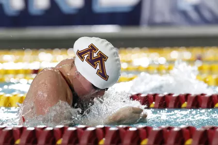 2014 100-yard Breaststroke Big Ten Champion, sophomore Kierra Smith