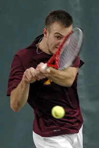 Jack Hamburg won his sixth singles match in a row.