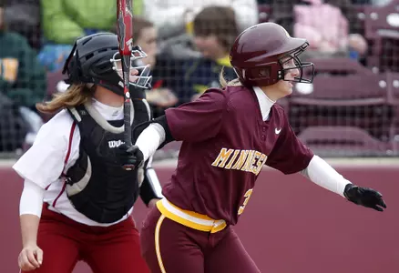 Erica Meyer had three hits, two runs, and an RBI on the day.