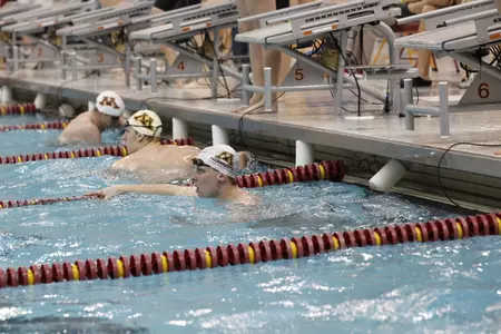 Freshman Jakub Maly took 5th in the 400 IM