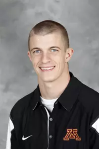 Derek Toomey broke his old B1G meet and Minnesota records during prelims of the 100 Free with a 42.42