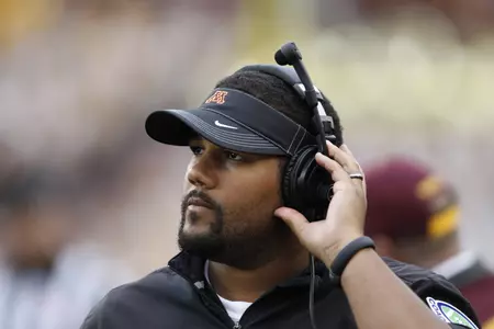 Mike Sherels was named the Gophers new linebackers coach this spring