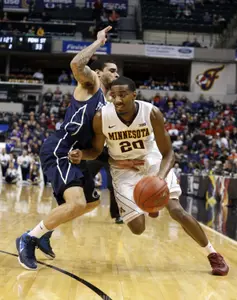 Austin Hollins scored 18 points versus Penn State in the Big Ten tournament.