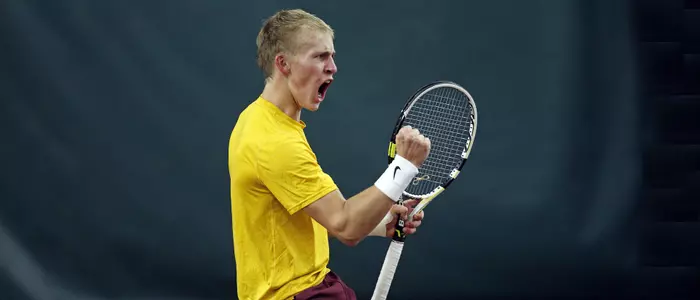 Eric Frueh clinched the win with a singles victory at No. 5.