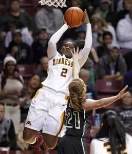 Stabresa McDaniel and the Gophers host SMU Sunday at Williams Arena.