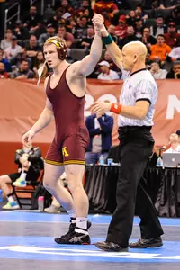 Storley placed third in 174 and earned his third All-American honor.