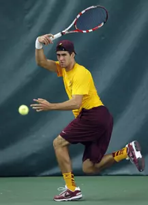 Ruben Weber's win at second singles clinched the match for Minnesota.