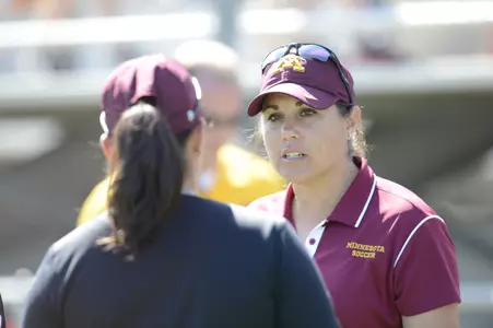 Minnesota head coach, Stefanie Golan.