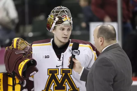 Hobey Baker Award finalist Adam Wilcox