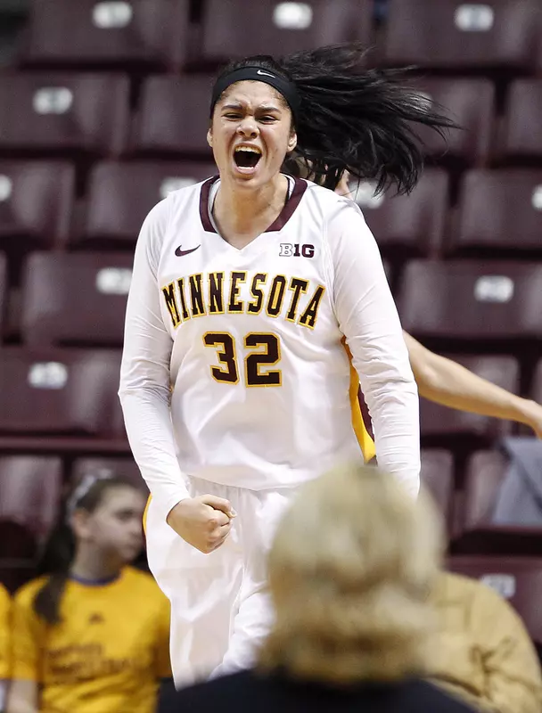 Amanda Zahui B. is the Big Ten's single-season rebounding leader.
