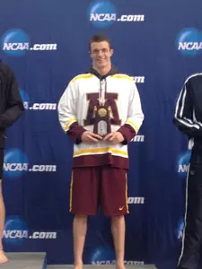 Derek Toomey took 4th place in the 50 free with a finals time of 19.05
