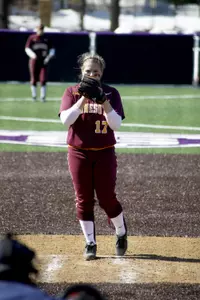 Sara Groenewegen is 7-0 this year and has hit seven home runs.
