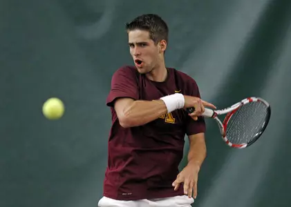 Ruben Weber won 6-4, 7-6 (2) at No. 2.