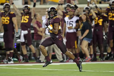 Briean Boddy-Calhoun is participating in spring practice after suffering a season-ending injury last year.