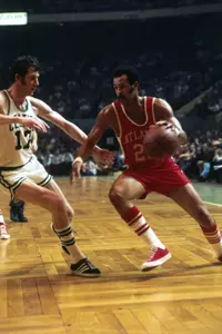Lou Hudson's jersey was retired by both the Gophers and the Atlanta Hawks.