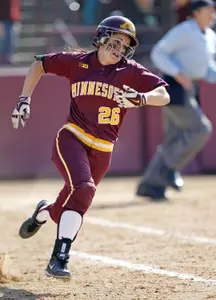 Kaitlyn Richardson leads the Gophers in hitting in non-conference games.