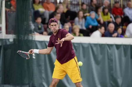 Ruben Weber and the Gophers open the postseason with a match against Indiana.