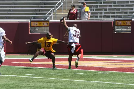 The second annual Gopher Football Alumni Flag Football Game will begin at 1pm on Saturday, April 12.