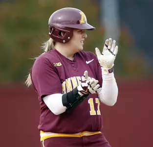 Sara Groenewegen pitched three scoreless innings and had two hits, including a three-run home run.