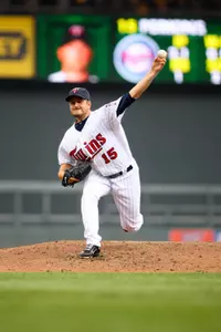 Perkins struck out one batter in the ninth.