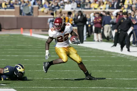 Laurence Maroney rushed for 3,933 yards in three years at Minnesota.