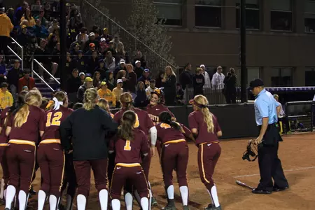 Kaitlyn Richardson led off the fourth inning with her 10th home run of the season.