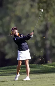 Sabrine Garrison sits in third place individually at even par after two rounds of the Minnesota Invitational.