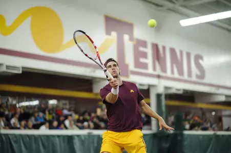 Ruben Weber won 10 matches at No. 2 singles last season.
