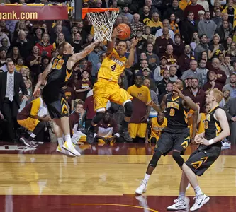 Mathieu's layup at the buzzer was ruled a split-second too late.